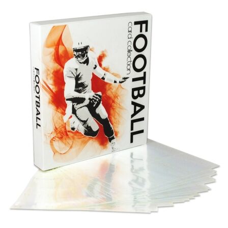Football Card Binder With Sleeves<br>- Holds 180 Cards<br>- Complete With 10 Pages Football Card Binder With Sleeves<br>- Holds 180 Cards<br>- Complete With 10 Pages - Image 6
