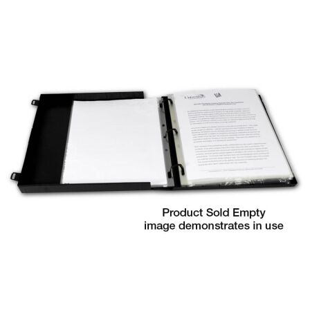 1.5-inch 3-Ring Binder - Fully Enclosed - Pack of 3 – Made in USA UniKeep® Clear View Binders 1.5", 3 Ring, 3 Pack