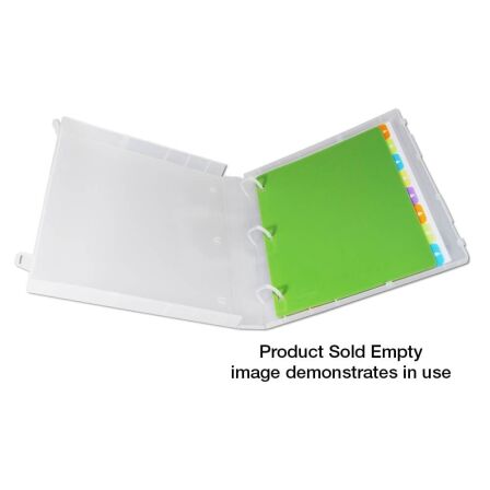 1.5-inch 3-Ring Binder - Fully Enclosed - Pack of 3 – Made in USA UniKeep® Clear View Binders 1.5", 3 Ring, 3 Pack