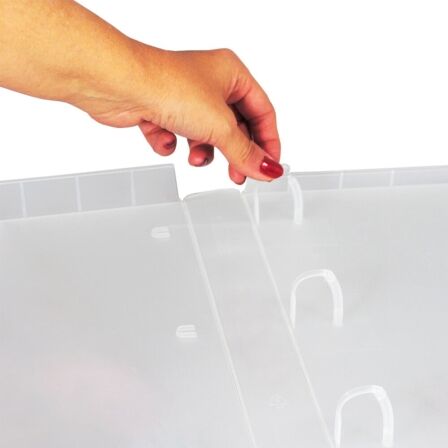 1.5-inch 3-Ring Binder - Fully Enclosed - Pack of 3 – Made in USA 1.5 inch 3 ring binder