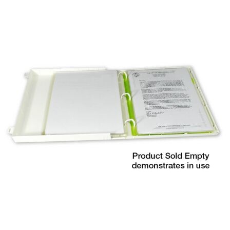 1.5-inch 3-Ring Binder - Fully Enclosed - Pack of 3 – Made in USA 1.5 inch 3 ring binder