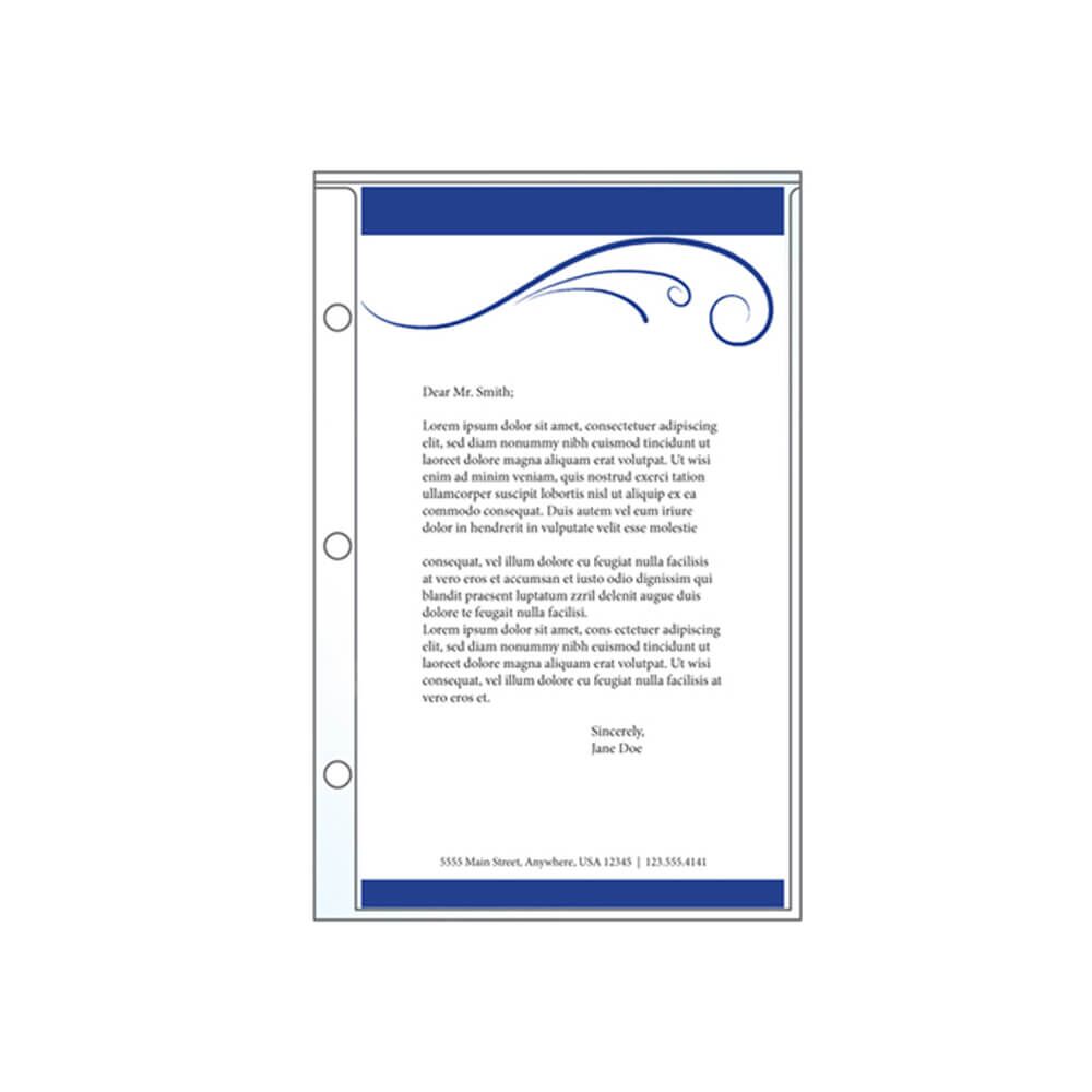 Page Protector - Holds 5" x 8.5" Sheets - Pack of 100 - Fits UniKeep Mini Binder Page Protector - Holds 5" x 8.5" Sheets - Pack of 100 - Fits UniKeep Mini Binder - Image 5