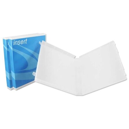 1.5 Inch Clear View Binder - No Rings - Pack/Box Qty - Made in USA. 1.5 Clear Ringless