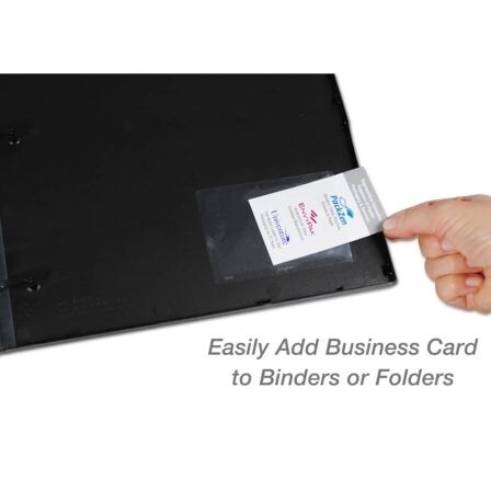 Adhesive Business Card Pocket - Box of 120 Adhesive Business Card Pocket - Box of 120 - Image 5