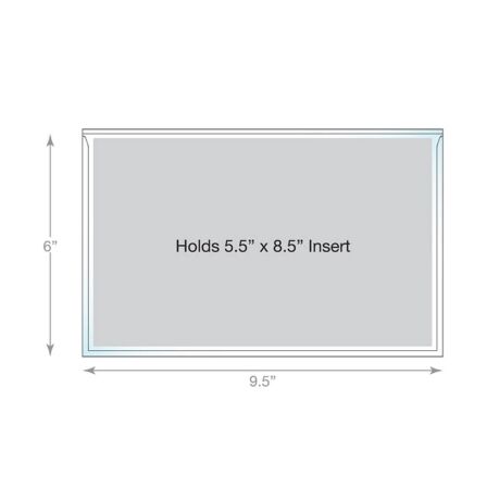 Adhesive Half Page Horizontal Pocket - Pack of 500 Adhesive Half Page Horizontal Pocket - Pack of 500 - Image 2
