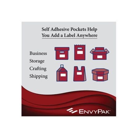Adhesive Half Page Horizontal Pocket - Pack of 500 Adhesive Half Page Horizontal Pocket - Pack of 500 - Image 6