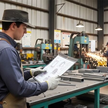 Work Order Sleeves - 9 x 12 Clear - Pack of 30 work order sleeves_metal fabrication