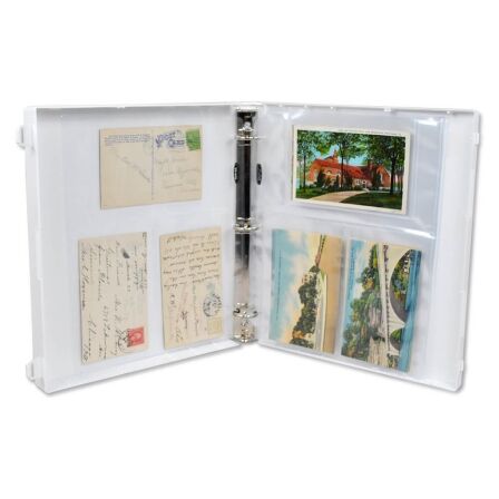 Postcard Collector Storage Case<br>- 20 Acid-Free Pages<br>- Holds up to 120 Postcards Postcard Collector Storage Case<br>- 20 Acid-Free Pages<br>- Holds up to 120 Postcards - Image 13