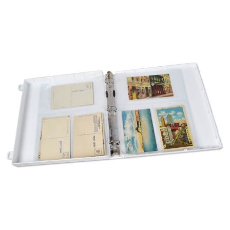 Postcard Collector Storage Case<br>- 20 Acid-Free Pages<br>- Holds up to 120 Postcards Postcard Collector Storage Case<br>- 20 Acid-Free Pages<br>- Holds up to 120 Postcards - Image 14