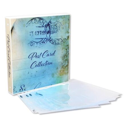 Postcard Collector Storage Case<br>- 20 Acid-Free Pages<br>- Holds up to 120 Postcards Postcard Collector Storage Case<br>- 20 Acid-Free Pages<br>- Holds up to 120 Postcards - Image 15