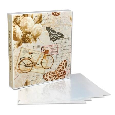 Postcard Collector Storage Case<br>- 20 Acid-Free Pages<br>- Holds up to 120 Postcards Postcard Collector Storage Case<br>- 20 Acid-Free Pages<br>- Holds up to 120 Postcards - Image 3