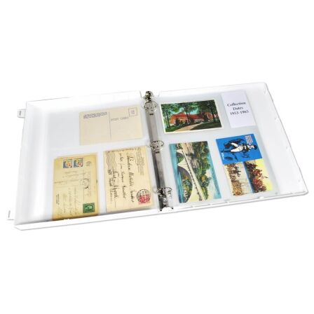 Postcard Collector Storage Case<br>- 20 Acid-Free Pages<br>- Holds up to 120 Postcards Postcard Collector Storage Case<br>- 20 Acid-Free Pages<br>- Holds up to 120 Postcards - Image 7