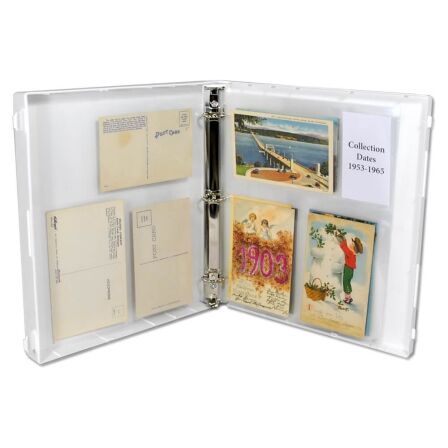Postcard Collector Storage Case<br>- 20 Acid-Free Pages<br>- Holds up to 120 Postcards Postcard Collector Storage Case<br>- 20 Acid-Free Pages<br>- Holds up to 120 Postcards - Image 8