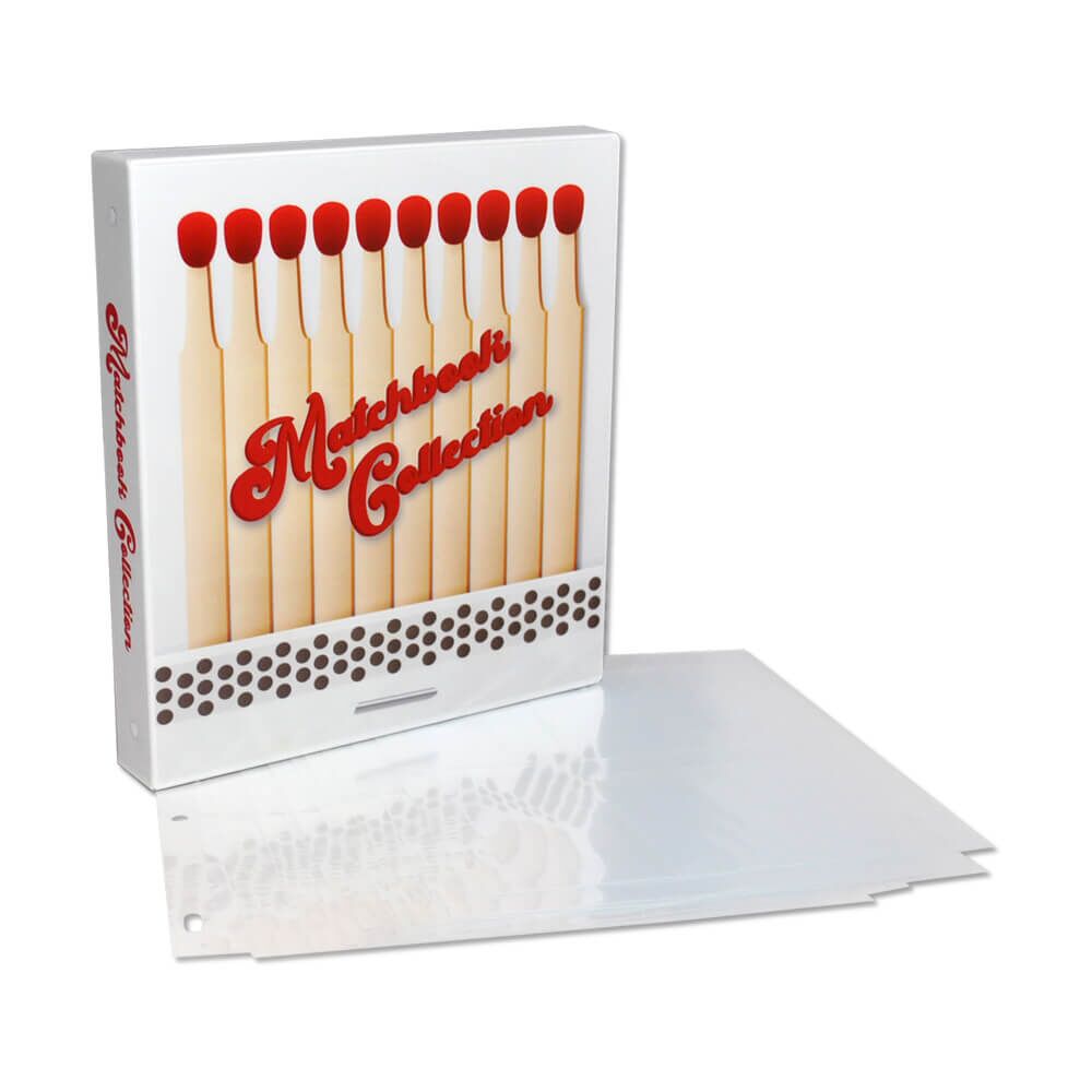 Matchbook Collection Storage, Includes 15 Pages, Holds 90 Matchbook Covers Matchbook Collection Storage, Includes 15 Pages, Holds 90 Matchbook Covers - Image 9