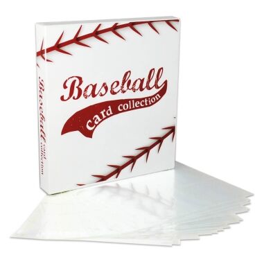 personalized card binder XL Baseball Trading Storage Kit It is fully enclosed so your cards don’t fall out The Birthday Card Binder |