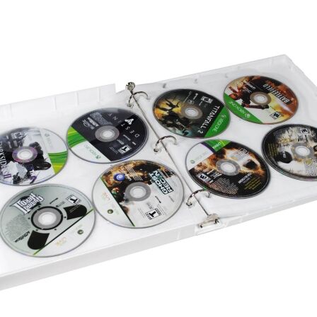 Xbox Themed Disc Storage Case, Holds 80 Video Games - Metal Rings Xbox Themed Disc Storage Case, Holds 80 Video Games - Metal Rings - Image 16