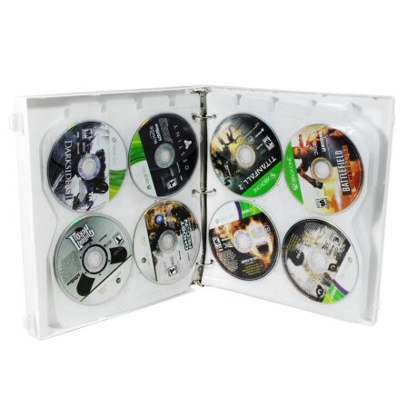 Xbox Themed Disc Storage Case, Holds 80 Video Games - Metal Rings Xbox Themed Disc Storage Case, Holds 80 Video Games - Metal Rings - Image 17