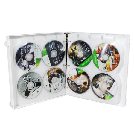 Xbox Themed Disc Storage Case, Holds 80 Video Games - Metal Rings Xbox Themed Disc Storage Case, Holds 80 Video Games - Metal Rings - Image 7