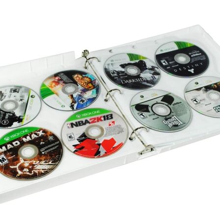 Xbox Themed Disc Storage Case, Holds 80 Video Games - Metal Rings Xbox Themed Disc Storage Case, Holds 80 Video Games - Metal Rings - Image 8