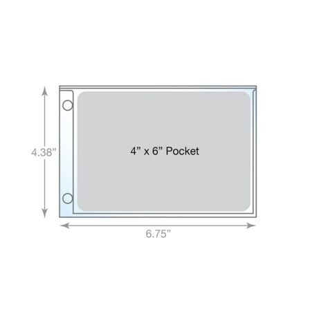 Mini Postcard/Photo 4″ x 6″ Sleeve, Pack of 25 Mini Postcard/Photo 4″ x 6″ Sleeve, Pack of 25 - Image 2