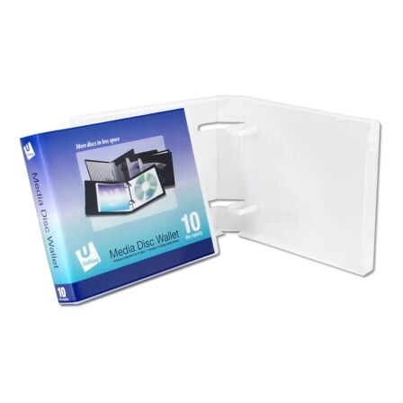Empty Storage Wallet - CD10<br>6.38 x 5.44 x 1.135 inches - Full Box of 20 Units dvd storage case