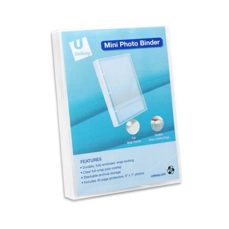 Photo Binder - Capacity of 80 5x7 photos - Mini Binder Photo Binder - Capacity of 80 5x7 photos - Mini Binder - Image 2