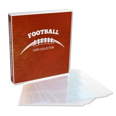 nfl card binder Football Binder, 4 Pocket Sport Cards 400 Pockets Trading Binder Holder Album Compatible with Football Cards, Trading Cards, MTG and Other TCG (Red) : Toys & Games Albums include rich foam padding and have been rated to withstand 10 fahrenheit for cold cracking YDEPLVEO 900 Pocket Football Card
