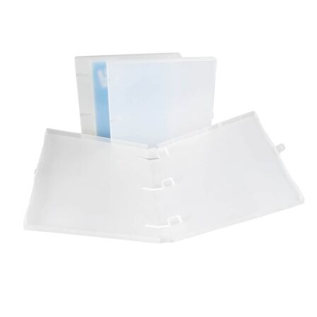 1.0-inch 3-Ring Binder Without Clear Overlay, Case Enclosed - Pack of 3 Binders, Made in the USA UniKeep® Clear View Binders 1" inch, 3 Ring, 3 Pack