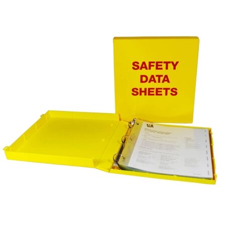 1.5" Yellow Safety Binder Kit w/ Page Protectors, Made in the USA. 1.5" Yellow Safety Binder Kit w/ Page Protectors, Made in the USA. - Image 3
