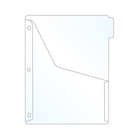Tabbed Dividers with Pockets<br> Clear - Set of 15 Tabbed Dividers with Pockets<br> Clear - Set of 15 - Image 3