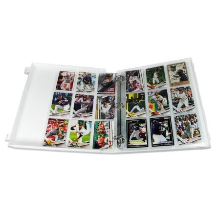 XL Baseball Trading Card Storage Kit - Includes 20 Card Pages and Metal Binder Rings XL Baseball Trading Card Storage Kit - Includes 20 Card Pages and Metal Binder Rings - Image 8