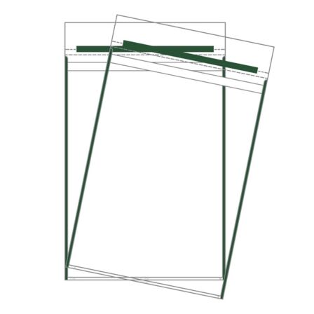 Color-Coded Comic Book Sleeves with Fold Over Sleeve – Pack of 30 comic book sleeves_color-coded envelopes