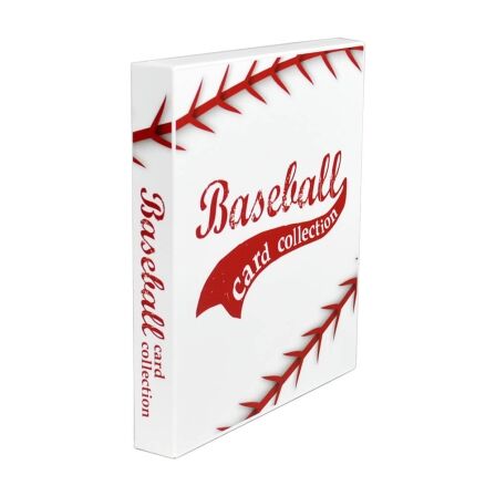 XL Baseball Trading Card Storage Kit - Includes 20 Card Pages and Metal Binder Rings baseball card binders