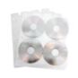 8 Disc CD/DVD Binder page - White - Pack of 20 - Image 2