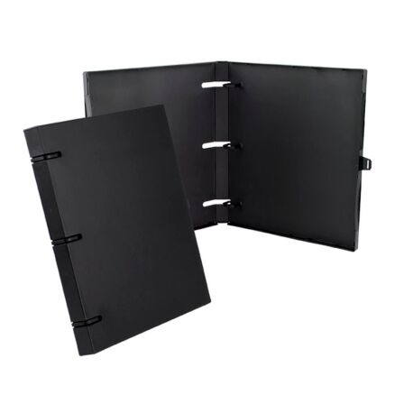 1.0-inch 3-Ring Binder Without Clear Overlay, Case Enclosed - Pack of 3 Binders, Made in the USA UniKeep® Clear View Binders 1" inch, 3 Ring, 3 Pack