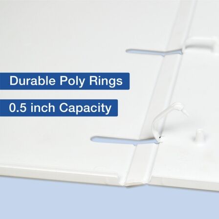 0.5 Inch 3-Ring View Binder - Pack of 3 - Made in USA 0.5 Inch 3-Ring View Binder - Pack of 3 - Made in USA - Image 18