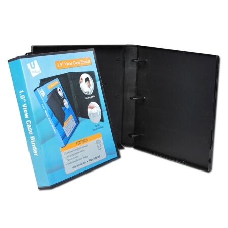 1.5-Inch 3-Ring View Binder - Fully Enclosed Case - Pack of 3 - Made in USA 1.5-Inch 3-Ring View Binder - Fully Enclosed Case - Pack of 3 - Made in USA - Image 4