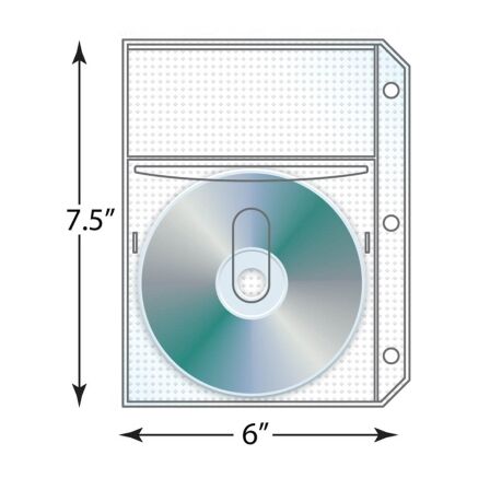 Mini DVD Binder Page - Pack of 50 Mini DVD Binder Page - Pack of 50 - Image 2