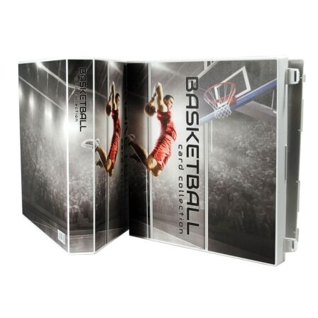 Basketball Card Binder<br>- Holds 180 Cards<br>- Complete with 10 pages basketball card binder