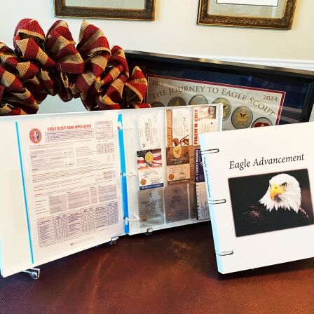 Eagle Advancement and Project Cases - 1 inch White Binder Eagle Advancement and Project Cases - 1 inch White Binder - Image 4
