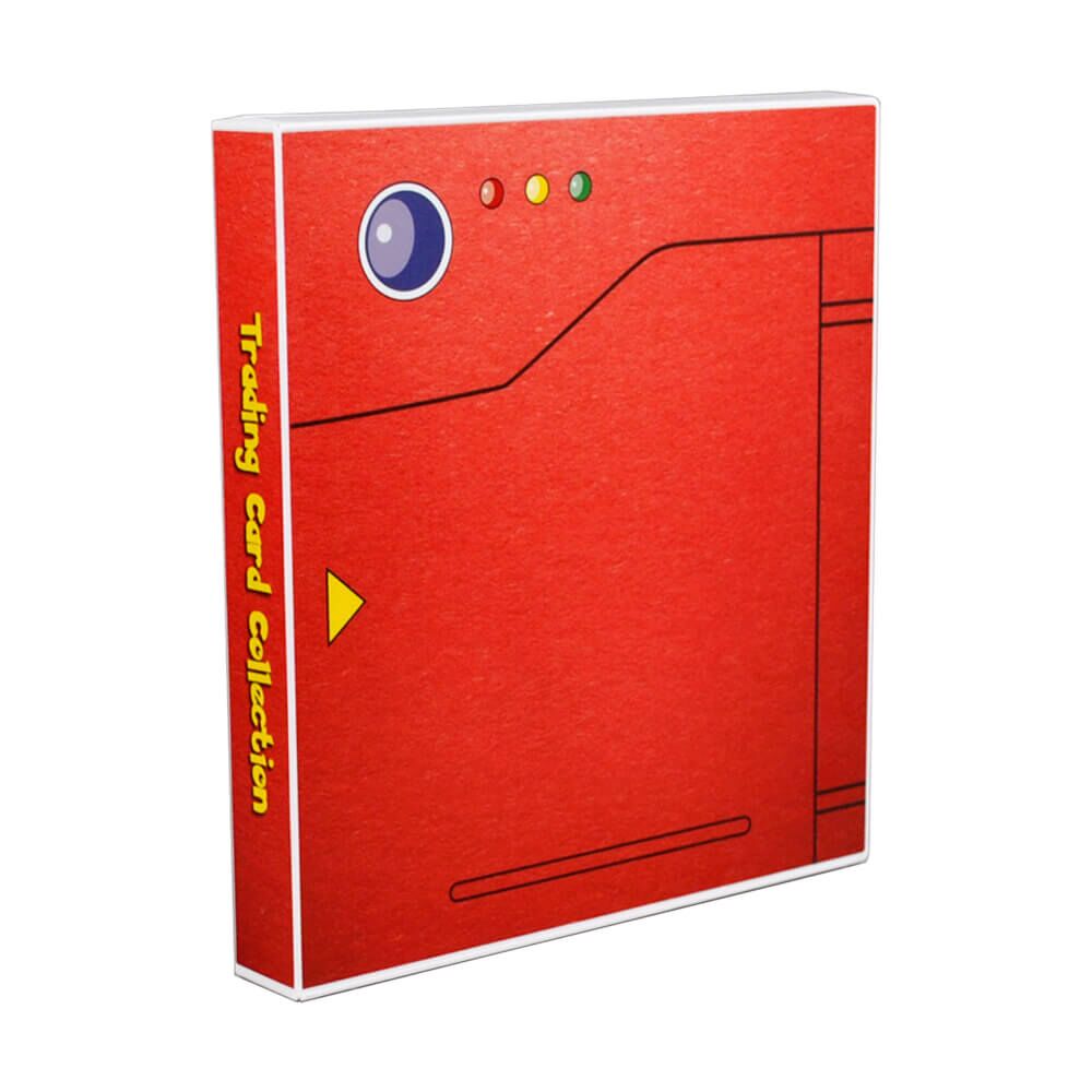 red pokemon card binder (NEW) Red Trading Card Binder (Holds 900 Cards)