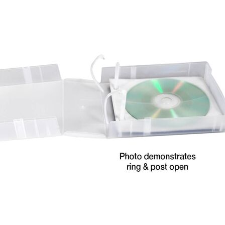 Clear Empty Disc Storage Wallet - 20 Disc DVD Case - 6.4 x 5.4 x 1.7 inches - Includes 20 Wallets Clear Empty Disc Storage Wallet - 20 Disc DVD Case - 6.4 x 5.4 x 1.7 inches - Includes 20 Wallets - Image 4