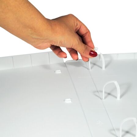 1.5-inch 3-Ring Binder Without Clear Overlay - Fully Enclosed - Pack of 3 – Made in USA 1.5 inch 3 ring binder