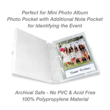 Recipe Card/Photo Page Protector - Holds 5" x 7" Sheets - 50 Pack - Fits Mini Binder Recipe Card/Photo Page Protector - Holds 5" x 7" Sheets - 50 Pack - Fits Mini Binder - Image 4