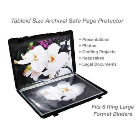 Tabloid 11x17 Sheet Protectors - Side Loading - Pack of 25 Tabloid 11x17 Sheet Protectors - Side Loading - Pack of 25 - Image 4