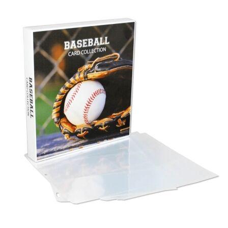 Baseball Card Binder<br>- Holds 180 Cards<br>- Complete With 10 Pages Baseball Card Binder<br>- Holds 180 Cards<br>- Complete With 10 Pages - Image 9