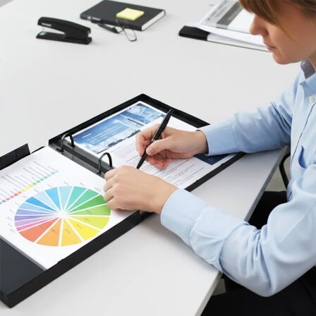 1.5-Inch 3-Ring View Binder - Fully Enclosed Case - Pack of 3 - Made in USA 1.5-Inch 3-Ring View Binder - Fully Enclosed Case - Pack of 3 - Made in USA - Image 2