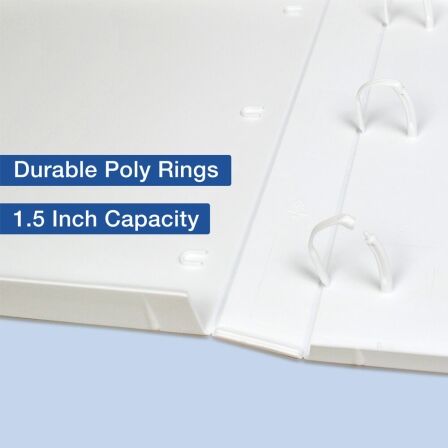 1.5-Inch 3-Ring View Binder - Fully Enclosed Case - Pack of 3 - Made in USA 1.5-Inch 3-Ring View Binder - Fully Enclosed Case - Pack of 3 - Made in USA - Image 19