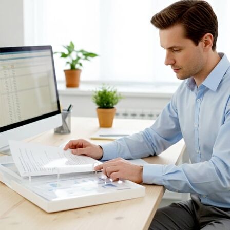 1.5-Inch 3-Ring View Binder - Fully Enclosed Case - Pack of 3 - Made in USA 1.5-Inch 3-Ring View Binder - Fully Enclosed Case - Pack of 3 - Made in USA - Image 15