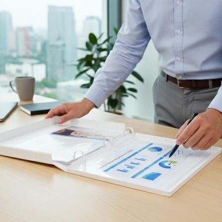 1.5-Inch 3-Ring View Binder - Fully Enclosed Case - Pack of 3 - Made in USA 1.5-Inch 3-Ring View Binder - Fully Enclosed Case - Pack of 3 - Made in USA - Image 16